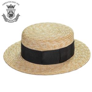 EDHAT エドハット カンカン帽 麦わら帽子 ストローハット