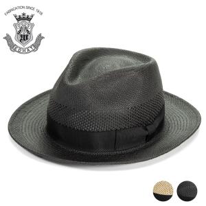 SAN FRANCISCO HAT ステッチリボン ストローハット 短いつば