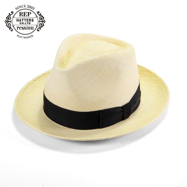パナマハット メンズ 夏 帽子 ハット パナマ帽 天然草 ブランド REPRESSION HATTE...
