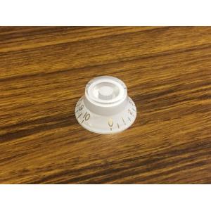 Gibson Style ハットノブ White ミリ規格