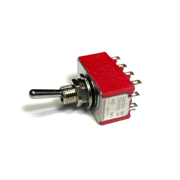 ON-ON 4PDT ミニトグルスイッチ