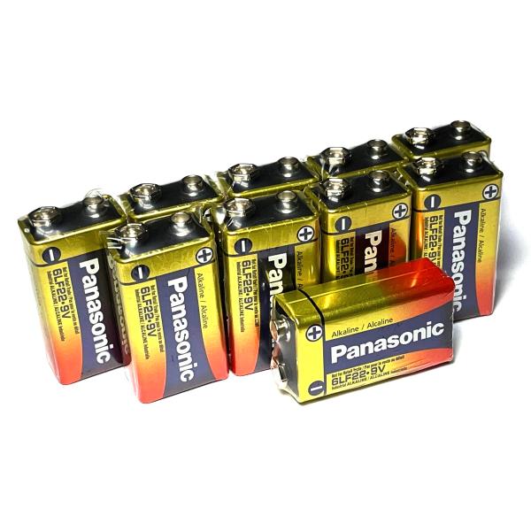 Panasonic パナソニック 6LF22 9V アルカリ電池 お得な10個パック　メール便送料無...