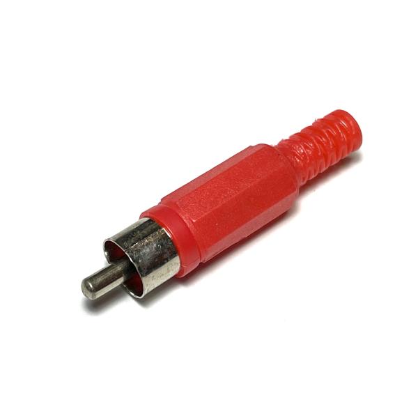 RCA Male Plug Red RCAプラグ オス レッド