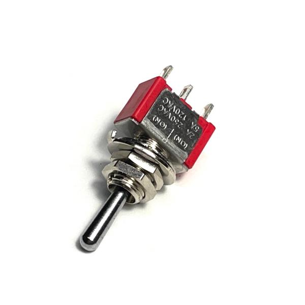 SPDT ON-OFF-ON ミニトグルスイッチ　モーメンタリ