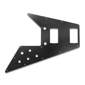 TRIAMPH フライングV マットブラック WD MUSIC ピックガード Gibson フライングV 用 Black-Cream-Black (FV