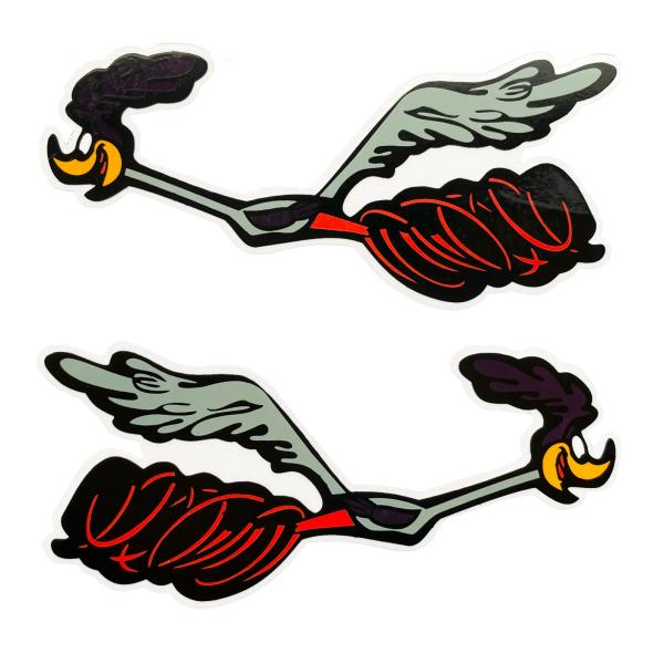 ロードランナー ステッカー アメリカン 車 バイク ヘルメット アメリカン雑貨 レーシングステッカー...