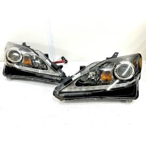☆研磨☆ レクサス ES AXZH10 AXZH11 後期 純正 左 3眼 LED ヘッド
