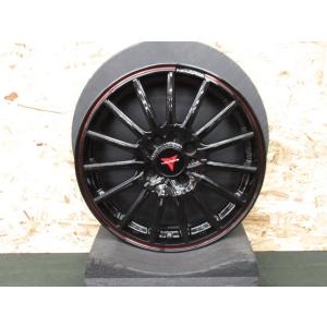VENES SUV ヴェネス M7 7J-17 +38 114.3 5H ブラックポリッシュ 新品 4