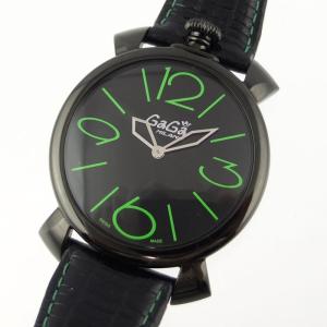 GaGa MILANO（ガガミラノ） マヌアーレ 5010.2D ブラック文字盤 新品