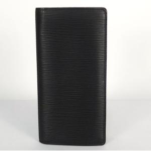 ルイヴィトン】 ポルトフォイユ・ブラザ エピ M60622 ノワール 黒