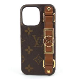 ルイ ヴィトン LOUIS VUITTON バンパー ドーフィーヌ 13Pro アイフォンケース M81214 モノグラム ゴールド金具 【中古】｜repawn