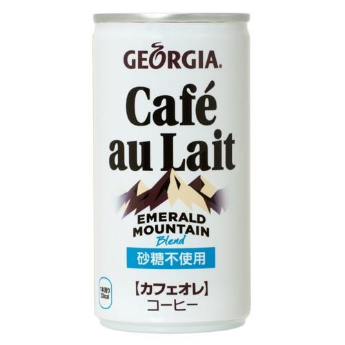 ジョージア エメラルドマウンテンブレンド カフェオレ(砂糖不使用) 185g×30本