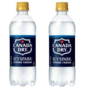 2ケースセット 送料無料 (地域限定) アイシー・スパーク from カナダ ドライ 500ml PET × 24本 ＋２箱48本セット コカ・コーラ Coca-Cola