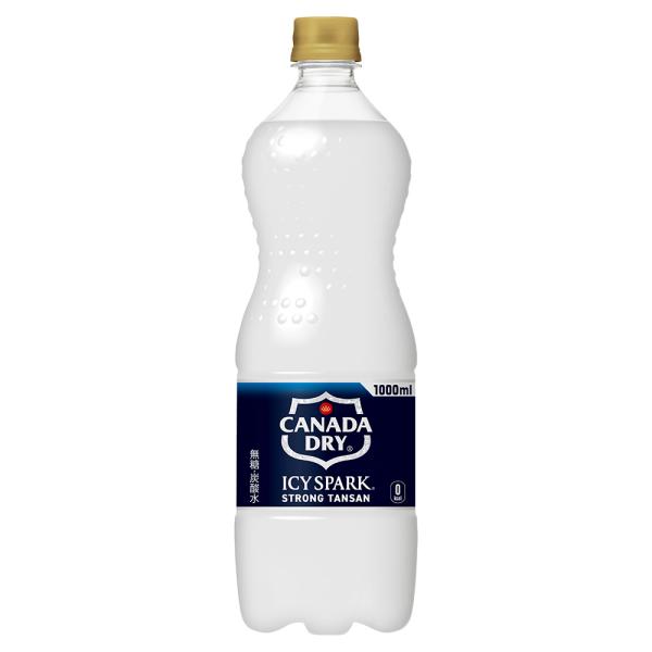 限定地域送料込 アイシー・スパーク from カナダドライ 1000ml PET × 12本 2ケー...