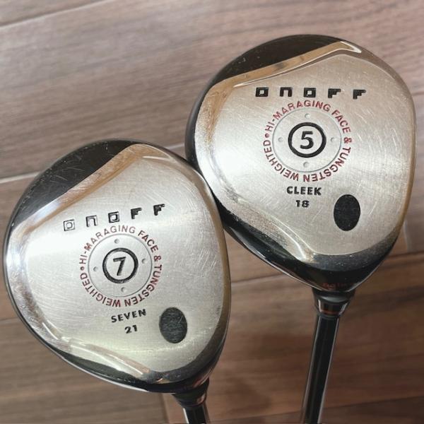 【中古】ONOFF/オノフ フェアウェイウッド FW 5w 7w FlexR 2本セット グリップ使...