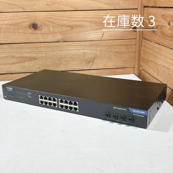 【中古】ELECOM/エレコム EHB-SG2B16F-PL 1000BASE-T対応スイッチングハ...