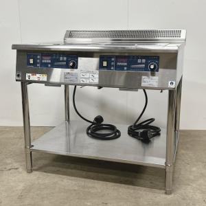 【中古】NICHIWA/ニチワ IH調理器 2連IH調理器 テーブル型 テーブルコンロ MIR-1055SB-N 2018年製｜repj-exit