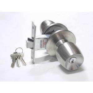 ゴール ガラス戸錠 P-2510-5 バックセット25ミリ 扉厚25〜38ミリ GOAL