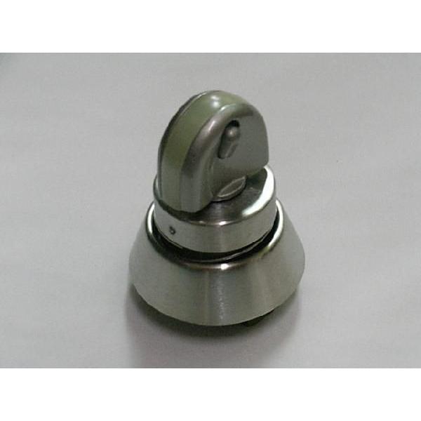 ミワロックLA,DA用 B-5タイプスイッチ式サムターン シルバー色厚扉用 （42ミリ〜50ミリ）☆...