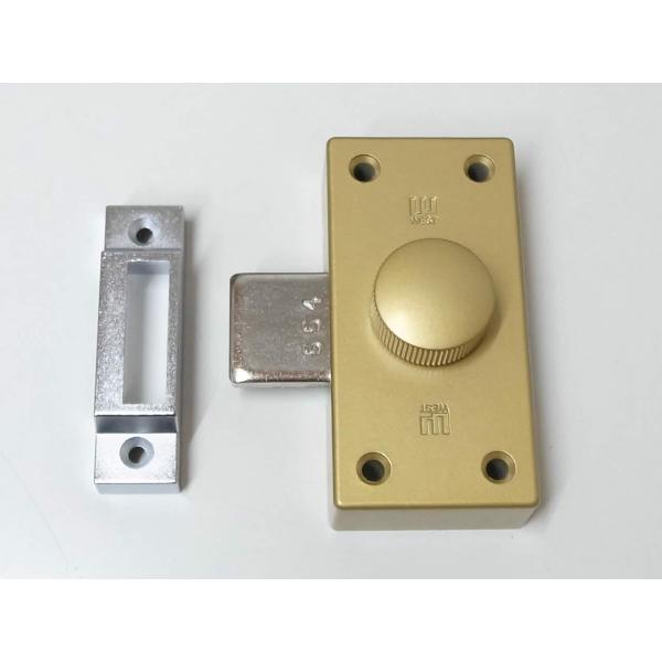 ウェスト554-3R0803-GT　面付内締錠 ゴールド色 ☆☆ウエスト WEST☆554☆ウエスト...