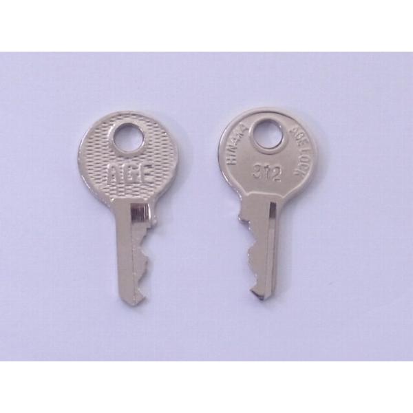 AGE 1060番南京錠　25ミリ同一タイプ用純正子鍵のみ「312」番（販売は1本売りとなります）