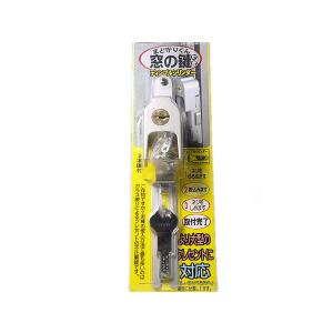 クローバー(CLOVER) ガラス引戸ハカマ用プッシュロック LO-4050 WB