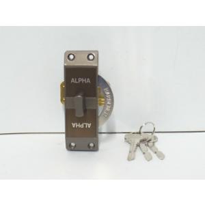 ステンレス 引戸用面付鎌錠（表示付タイプ） S-645 金色