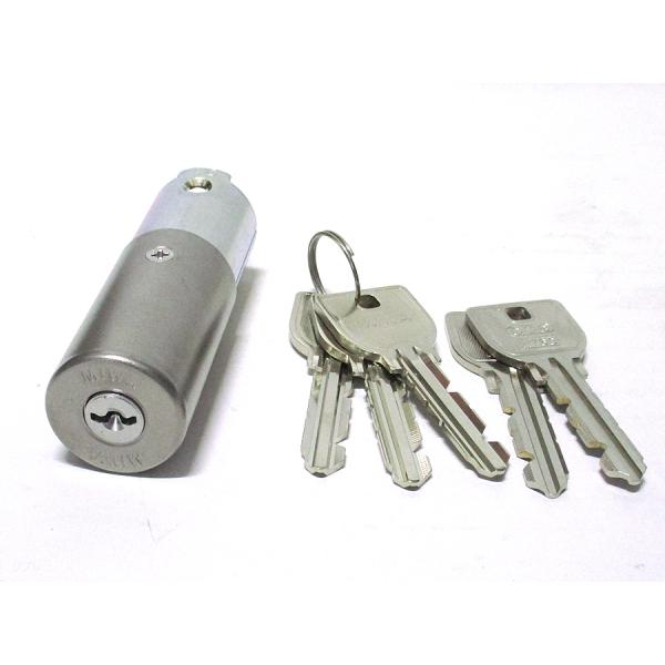 U9HP40(77HP)取替用シリンダー(1個)シルバー色 コピーキー2本追加で合計5本 税別463...