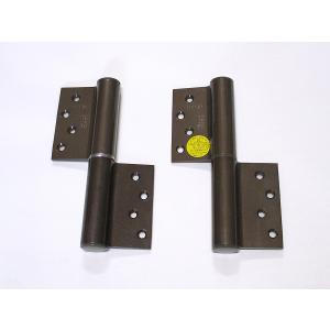 デンセイオートヒンジ112SR-B ストップ付右勝手ブロンズ色 日東工器