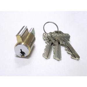 ゴール 4350(MX) シリンダー 外筒ステン色 ビス(皿頭 M2.6×6.5)1本付