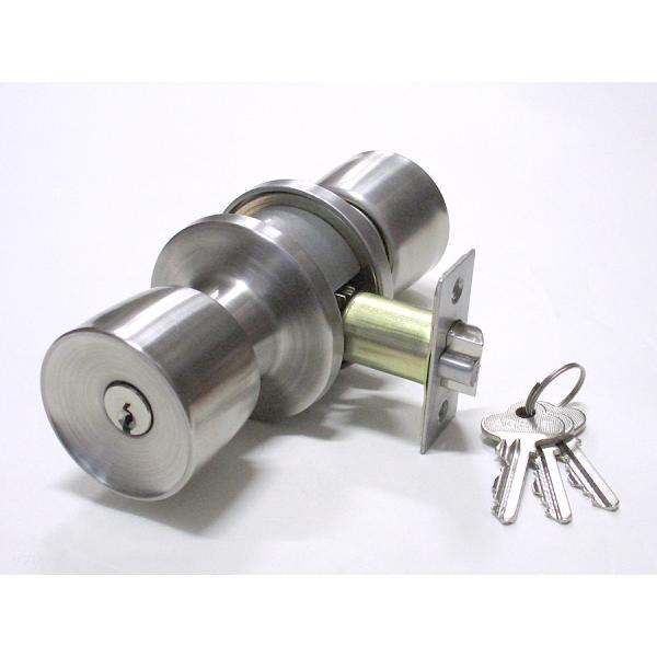 エージェント社ロック錠(ユニロック錠) サンロック 200P 3本鍵付内側サムターン バックセット6...