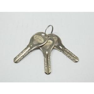 ミワロック U9シリンダー 既製純正子鍵3本セット(既製品のためキー番号