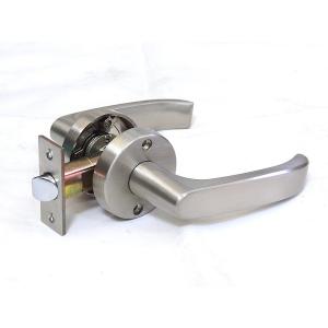 川口技研（GIKEN　ギケン）Jレバーハンドル  丸座空錠　JL-24-1M-N　ニッケル色　バックセット 50ミリ　☆☆ギケン 技研 GIKEN☆JL レバーハンドル☆☆