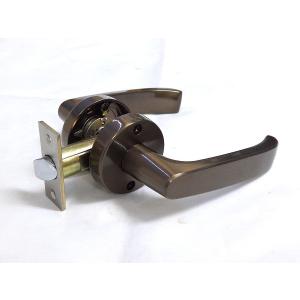 川口技研（GIKEN　ギケン）Jレバーハンドル  丸座空錠　 JL-24-1M-Br ブロンズ色　バックセット 50ミリ　☆☆ギケン 技研 GIKEN☆JL レバーハンドル☆☆