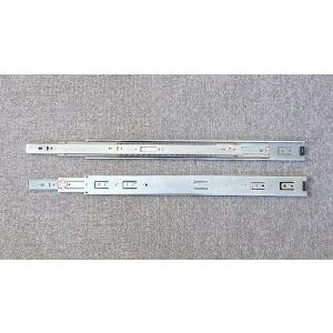 LAMP スライドレール 3段引き 4518-500 (レール長さ500mm) 光沢クロメート処理 ...