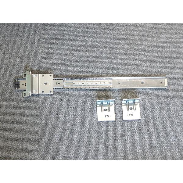 スガツネ 水平フリッパー扉用スライドレールC1313-18 (レール長さ458.3mm)光沢クロメー...