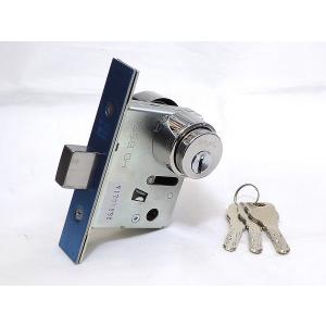 ゴール社本締錠 GP-HD-5 塗装ブラック色(#8800) バックセット51ミリ 戸