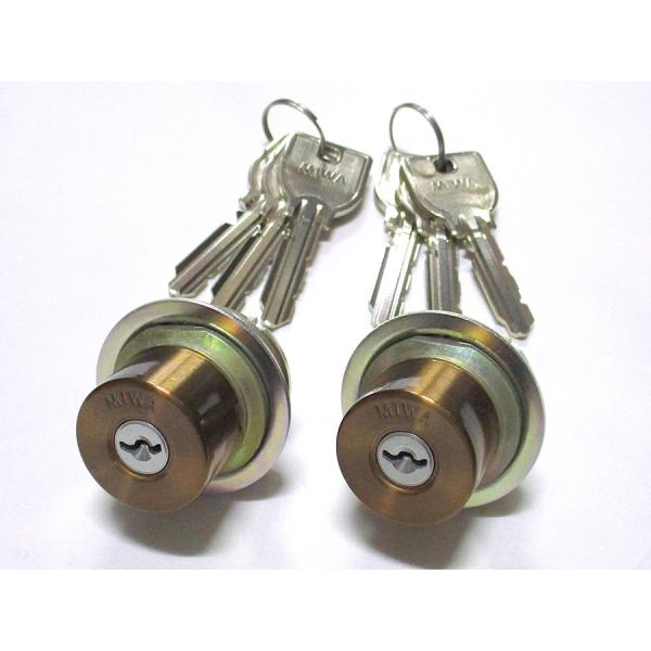 U9TE0取替用シリンダー CB色（ブロンズ色）2個同一(MCY-426 MCY426) ☆☆MIW...