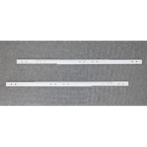 ウインク印 スライドレール 2段引きLA二段 400mm 白※1セット(2本)単位