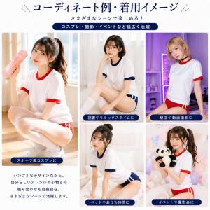 コスプレ 衣装 体操服 ブルマ 上下セット 体...の詳細画像3