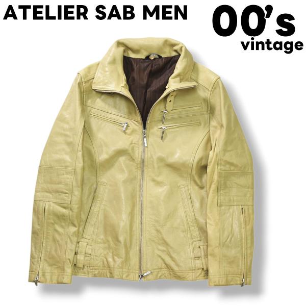 00s archive アトリエ サブ メン ASM ATELIER SAB MEN 水牛革 バッフ...