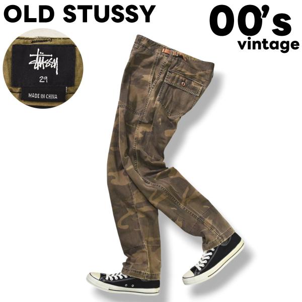 00s ヴィンテージ オールド ステューシー OLD STUSSY ミリタリー ベイカー パンツ コ...
