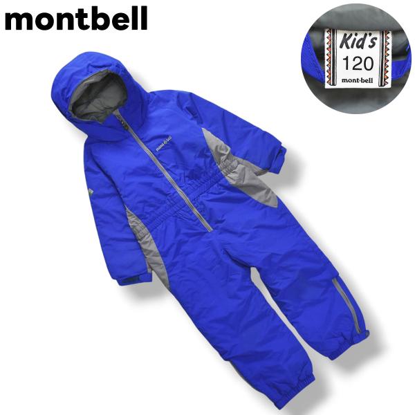 モンベル montbell パウダー カバーオール パーカー オールインワン ツナギ 中綿 120 ...