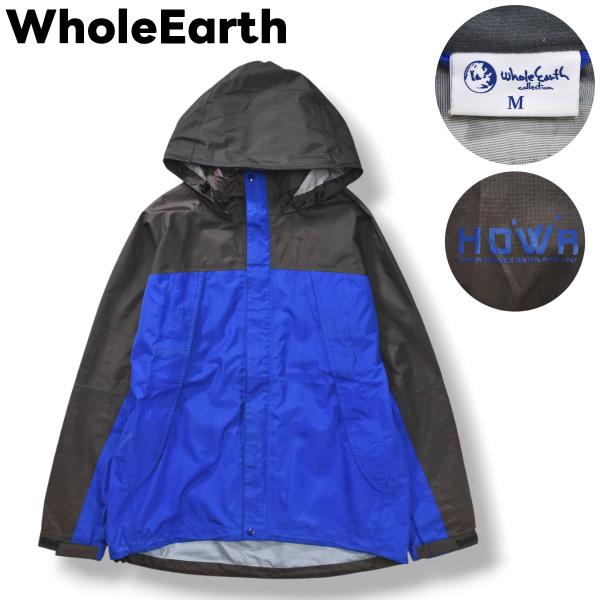 ホールアース WholeEarth ナイロン ジャケット マウンテン パーカー レイン ウェア ジャ...