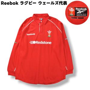 リーボック Reebok ラグビー ウェールズ代表 2000年 HOME 1st ラガーシャツ ユニフォーム ジャージ XL 赤 スポーツ ウェア ナショナル チーム メンズ