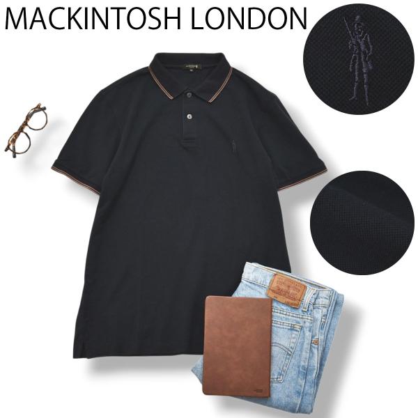 日本製 マッキントッシュ ロンドン MACKINTOSH LONDON 半袖 鹿の子 ポロシャツ サ...