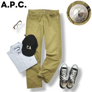 チュニジア製 アーペーセー APC コットン チノパン 30 ベージュ トラッド カジュアル ストリート メンズ 男性用