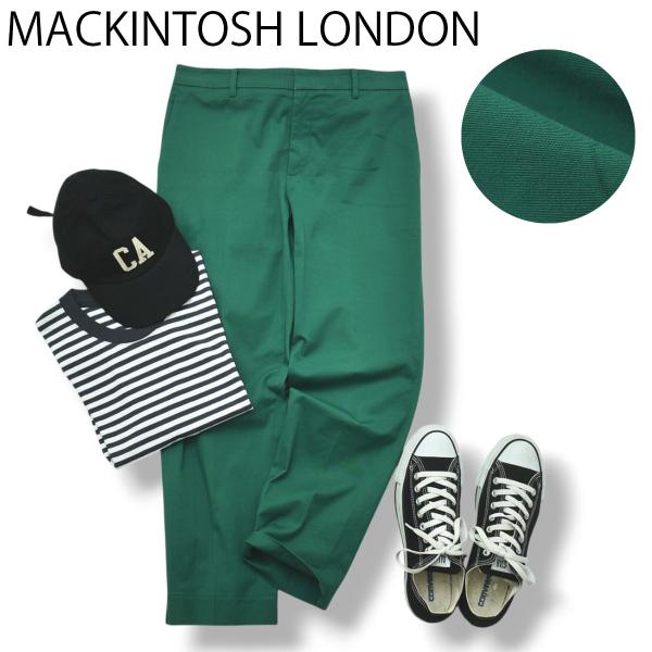 マッキントッシュ MACKINTOSH LONDON テーパード ストレッチ素材 スラックスパンツ ...