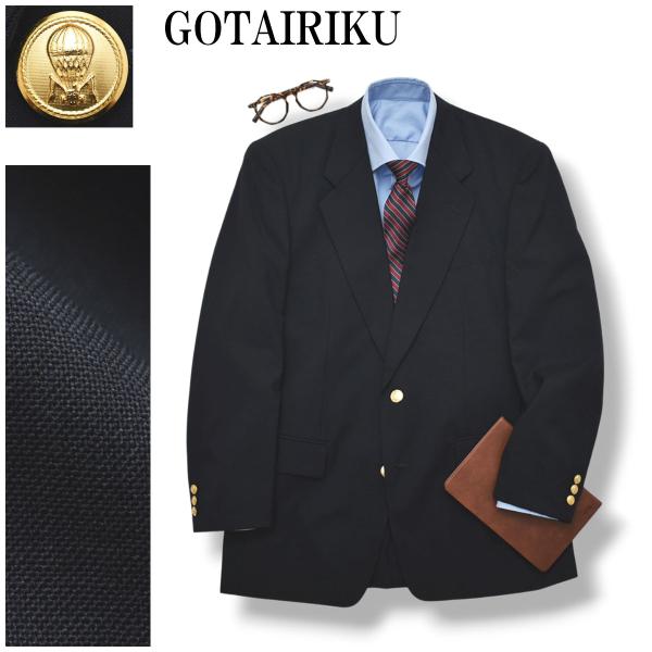 五大陸 ゴタイリク GOTAIRIKU 金ボタン シングル 2B ブレザー テーラードジャケット 春...