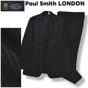 ポールスミス ロンドン Paul Smith LONDON デルフィノ FRATELLI TALLIA DI DELFINO Super 120s 段返り 3B シングル スーツ セットアップ 上下 XL メンズ